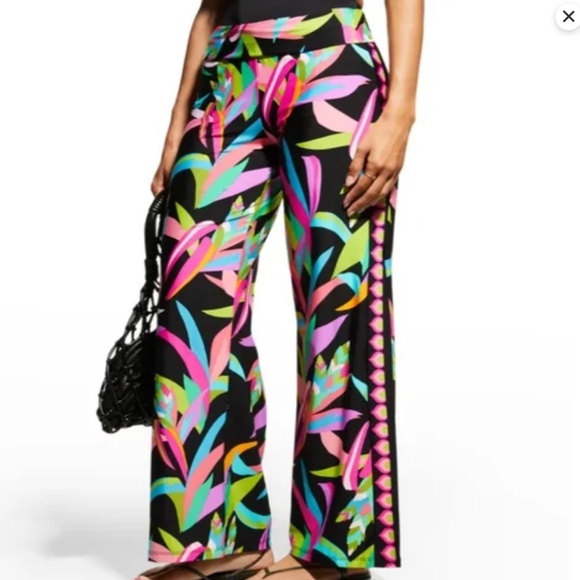 Trina Turk Birds of Paradise beach pants - Picture 1 of 6